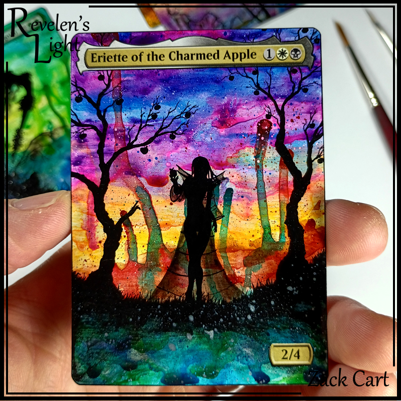 Eriette Altered Art - Alterenate Art Eriette of the Charmed Apple